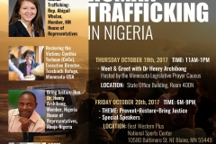 State of Human Trafficking in Nigeria event in USA