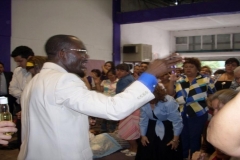 Rev. Dr. Mfon ministering to the body of Christ in Mexico