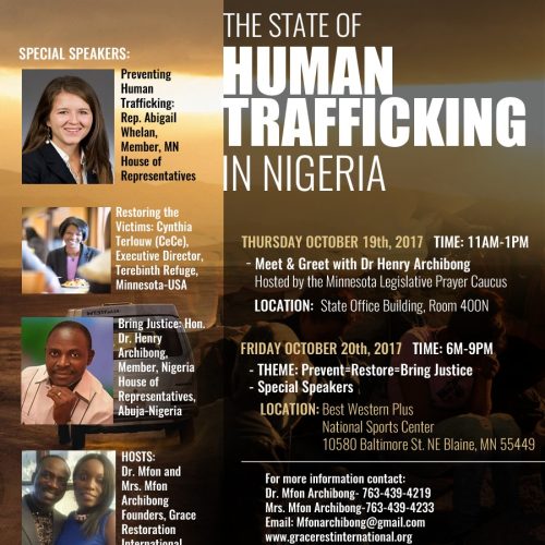 GRI organises USA Summit on the state of trafficking in Nigeria